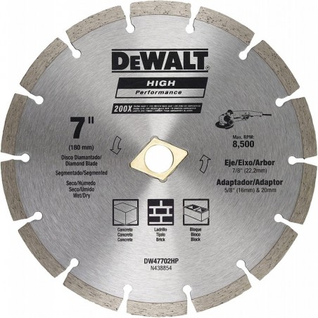 DISCO DIAMANTADO DEWALT SEGMENTADO DW47702HP