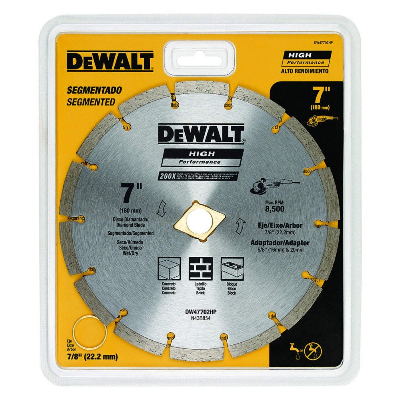 DISCO DIAMANTADO DEWALT SEGMENTADO DW47702HP