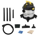 ASPIRADORA STANLEY INOX SECO/HUMEDO 5 GAL 19 LT 85 CFM SL18115