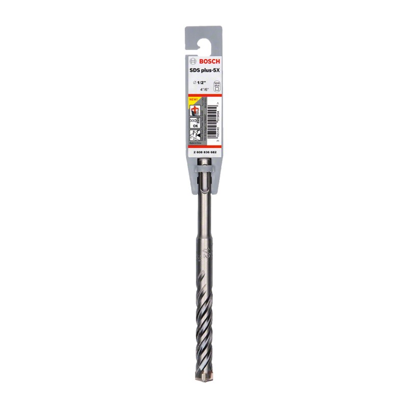 BROCA SDS PLUS 5X BOSCH PARA HORMIGÓN 2608836682