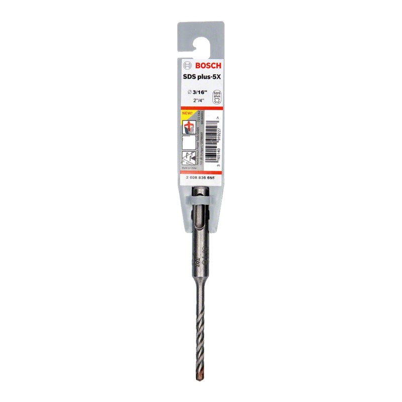 BROCA SDS PLUS 5X BOSCH 3/16 X 2 X 4 PULG. 2608836655