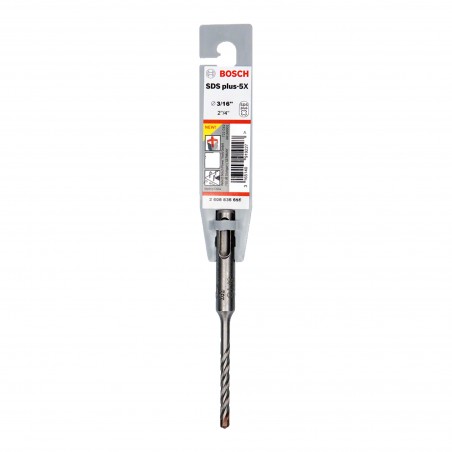 BROCA SDS PLUS 5X BOSCH 3/16 X 2 X 4 PULG. 2608836655