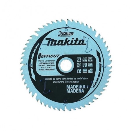 DISCO DE CORTE PARA SIERRA CIRCULAR 6-1/2 MAKITA 56TH B57370