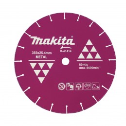 DISCO DIAMANTADO PARA METAL DE 14 PULG MAKITA D41414