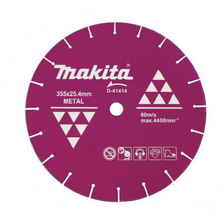 DISCO DIAMANTADO PARA METAL DE 14 PULG MAKITA D41414
