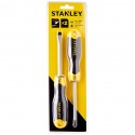JGO. DESTORNILLADORES STANLEY 1/4 X 4 PULG X2 66670
