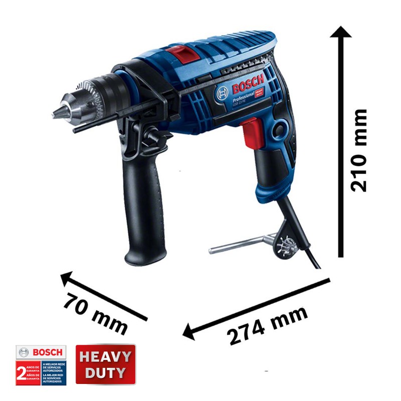 TALADRO PERCUTOR BOSCH GSB 13 RE 650W 127V