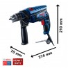TALADRO PERCUTOR BOSCH GSB 13 RE 650W 127V