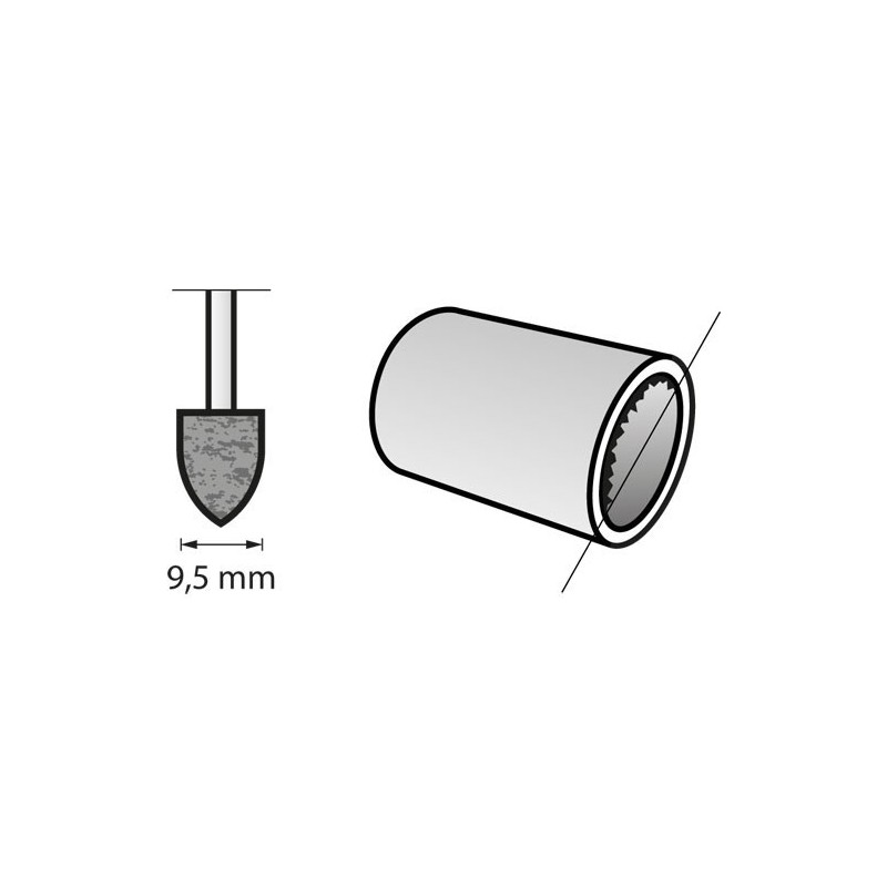 PUNTA ÓXIDO DE ALUMINIO DREMEL 2615000952
