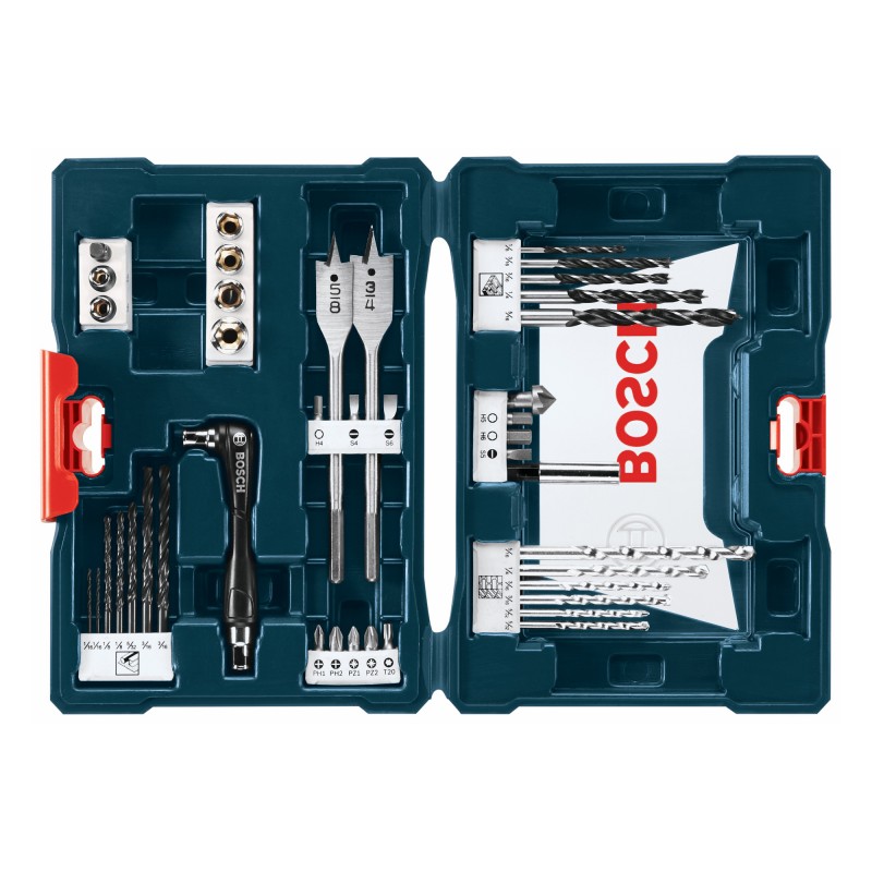 SET DE PUNTAS Y BROCAS V-LINE BOSCH 41 UNIDADES 2610038617