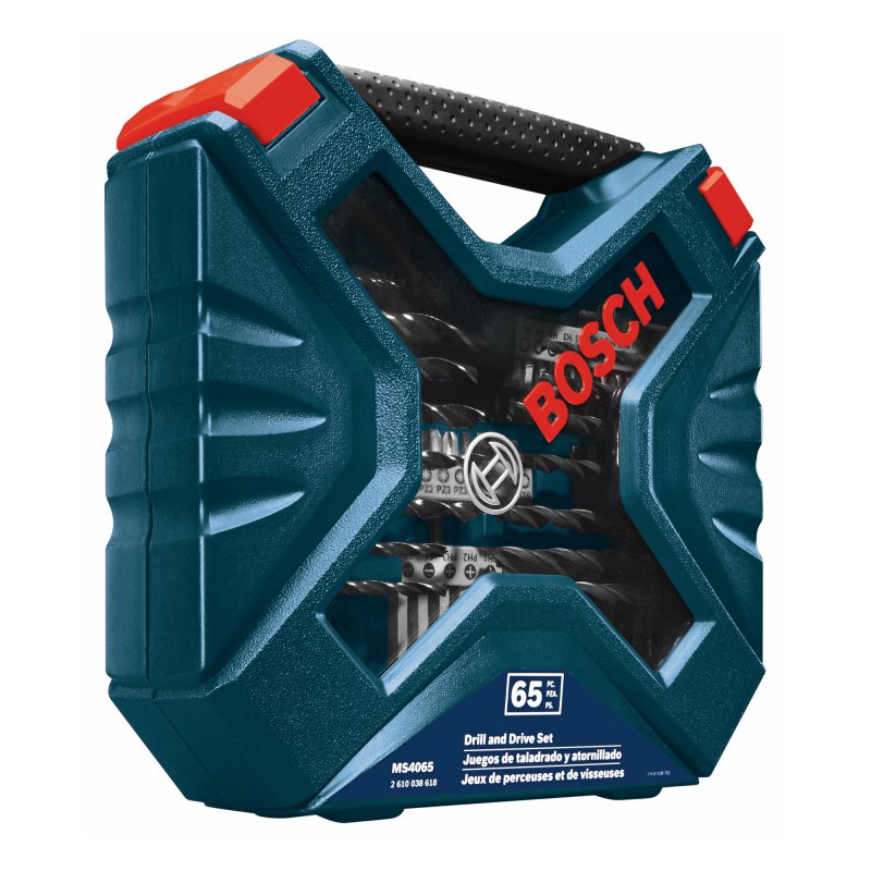 SET DE PUNTAS Y BROCAS X-LINE BOSCH 65 UNIDADES 2610038618