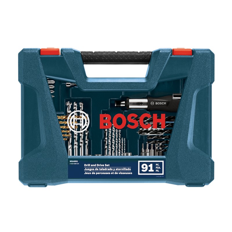 SET DE PUNTAS Y BROCAS V-LINE BOSCH 91 UNIDADES 2610038619