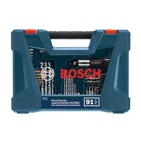 SET DE PUNTAS Y BROCAS V-LINE BOSCH 91 UNIDADES 2610038619
