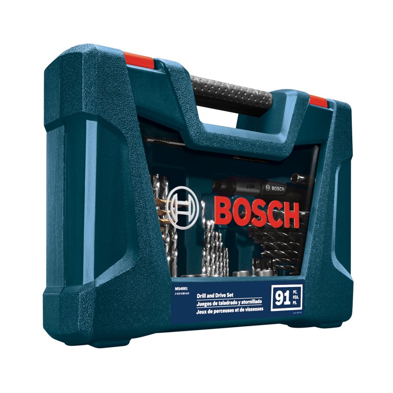 SET DE PUNTAS Y BROCAS V-LINE BOSCH 91 UNIDADES 2610038619