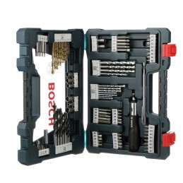 SET DE PUNTAS Y BROCAS V-LINE BOSCH 91 UNIDADES 2610038619