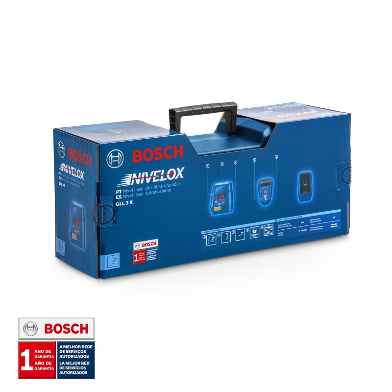 NIVEL LÁSER BOSCH ALCANCE 15 M NIVELOX GLL 3X
