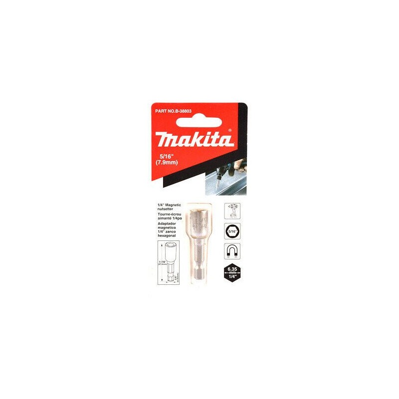 ADAPTADOR MAGNETICO MAKITA 5/16 B38803