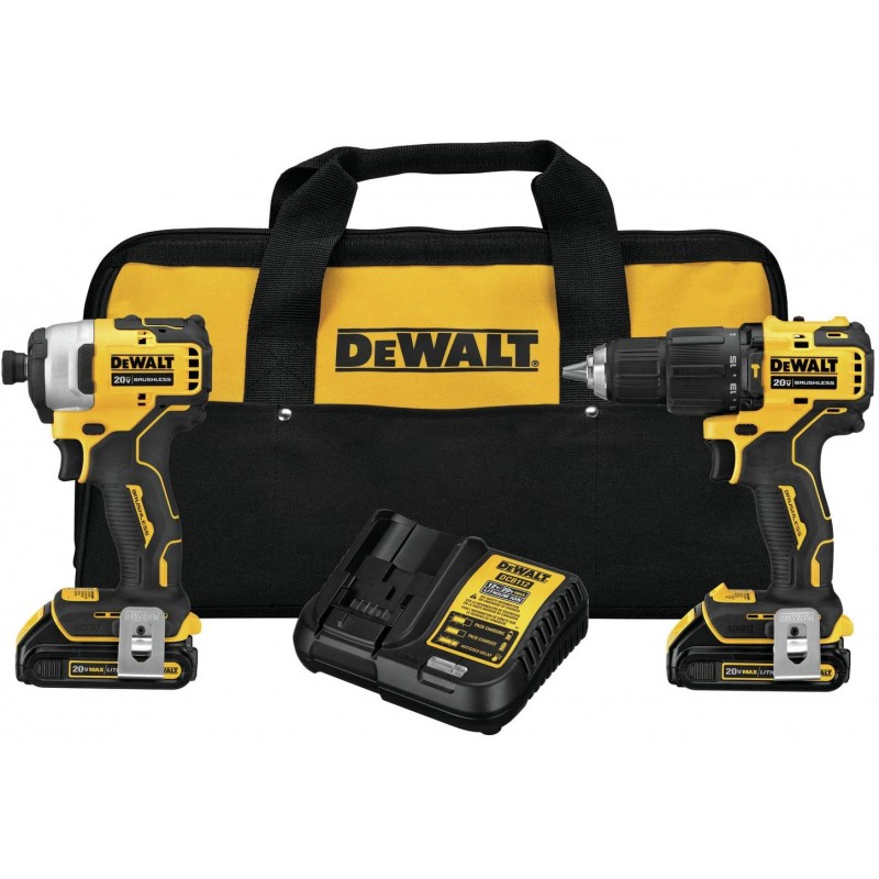 COMBO 20V TALADRO 1/2 ATORNIL IMPACTO 1/4 DEWALT DCK279D2-B3