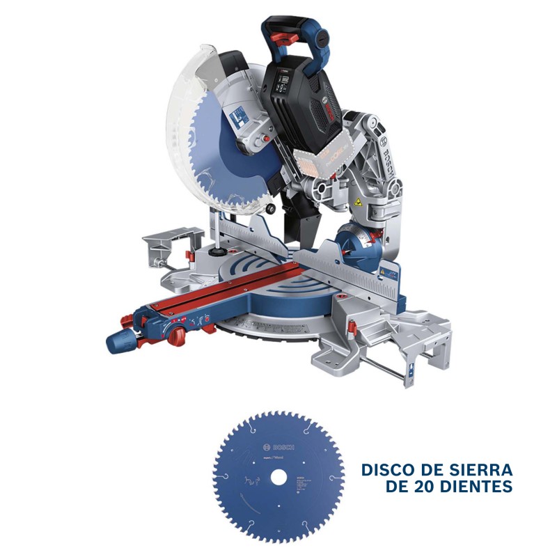 SIERRA INGLETEADORA BOSCH GCM 18V-305 GDC 2000W 18V SB