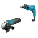 COMBO PULIDORA 4 1/2 + TALADRO PERCUT 5/8 MAKITA MT MTK0003B