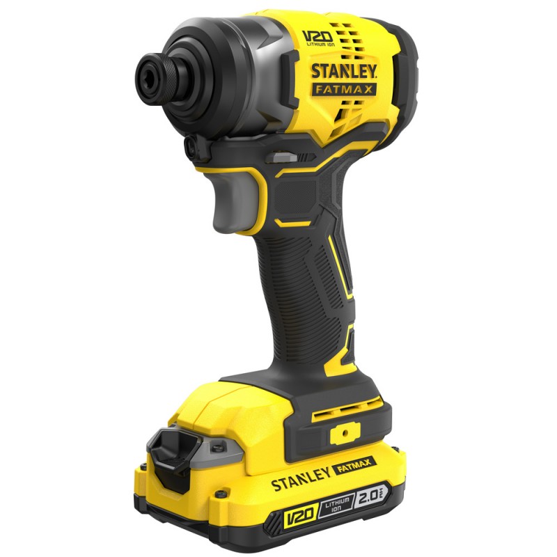 ATORNILLADOR IMPACTO BRUSHLESS 2BAT 20V STANLEY SBI810D2K-B3