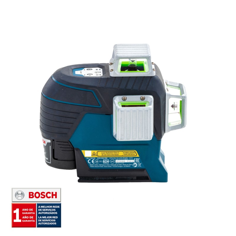 NIVEL LÁSER LÍNEAS 360° BOSCH ALCANCE 120 M GLL 3-80CG