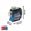 NIVEL LÁSER LÍNEAS 360° BOSCH ALCANCE 120 M GLL 3-80CG