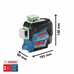 NIVEL LÁSER LÍNEAS 360° BOSCH ALCANCE 120 M GLL 3-80CG