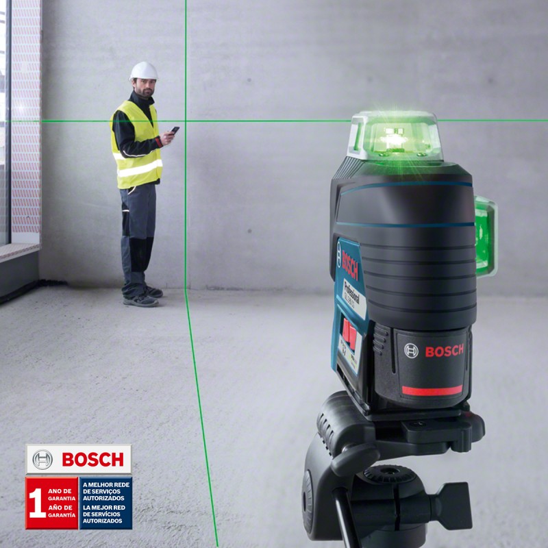 NIVEL LÁSER LÍNEAS 360° BOSCH ALCANCE 120 M GLL 3-80CG