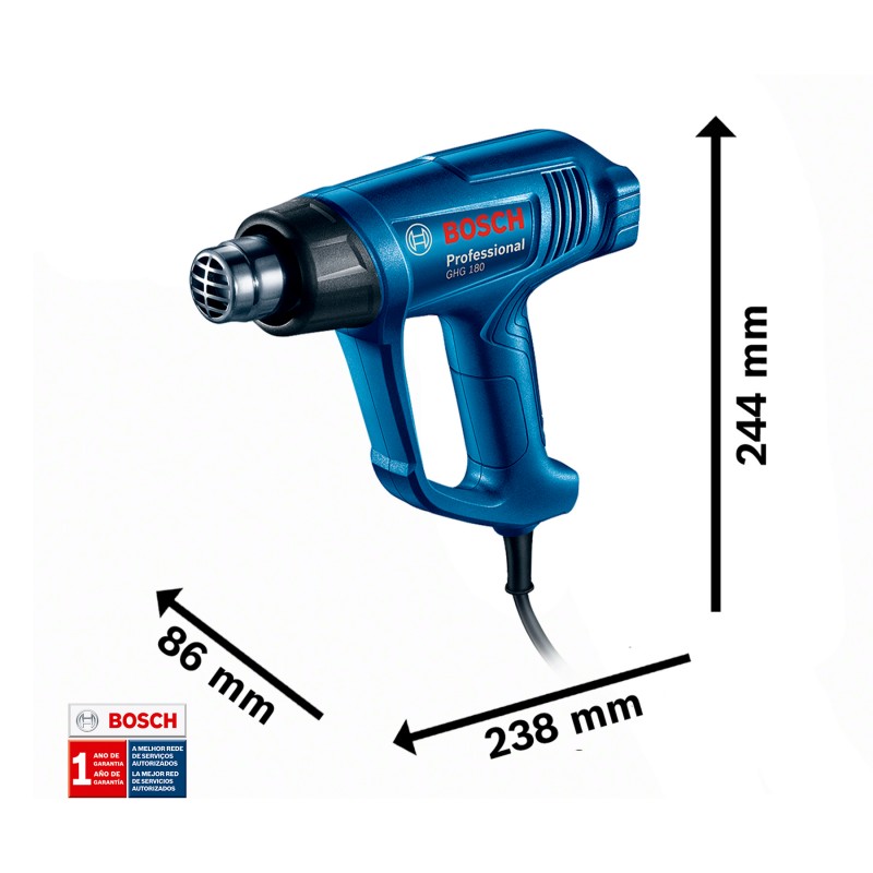 PISTOLA DE CALOR BOSCH GHG 180 1800W 127V