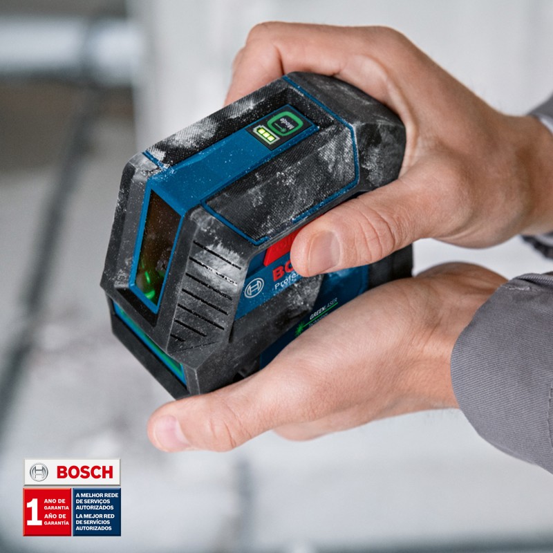NIVEL LÁSER DE LÍNEAS VERDES BOSCH 15 MT GLL 2-15 G