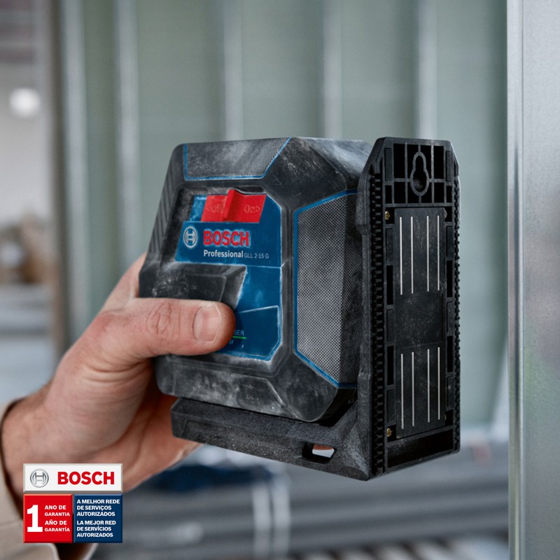 NIVEL LÁSER DE LÍNEAS VERDES BOSCH 15 MT GLL 2-15 G