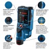 DETECTOR Y ESCÁNER DE MATERIALES BOSCH D-TECT 200 C