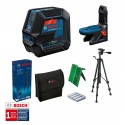 NIVEL LÁSER LÍNEAS VERDES BOSCH ALCANCE 50 M GCL 2-50 G