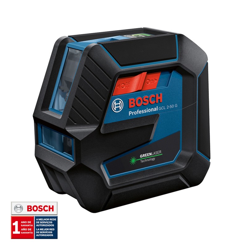 NIVEL LÁSER LÍNEAS VERDES BOSCH ALCANCE 50 M GCL 2-50 G