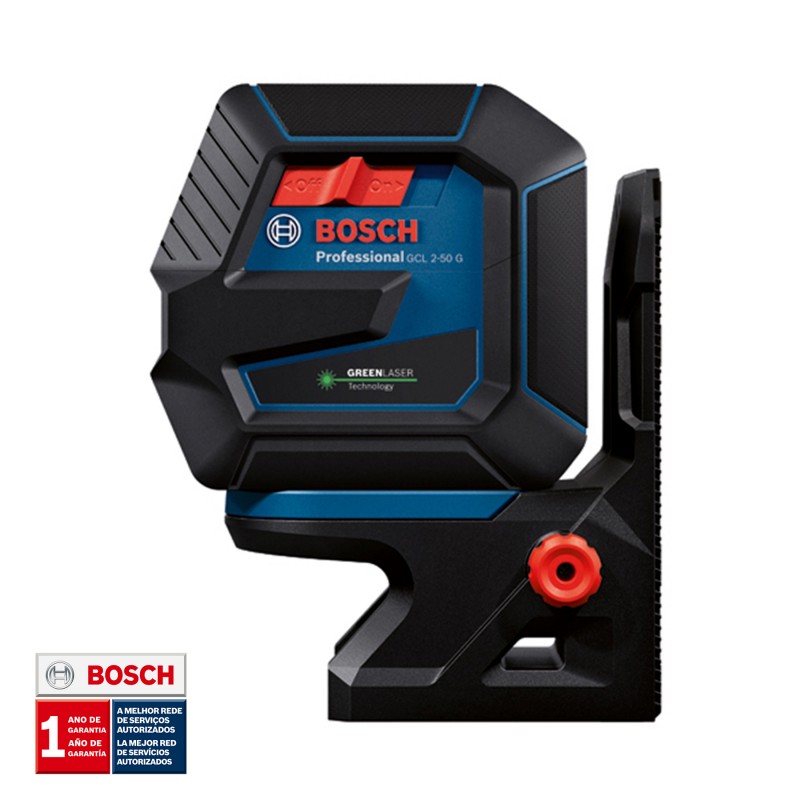 NIVEL LÁSER LÍNEAS VERDES BOSCH ALCANCE 50 M GCL 2-50 G