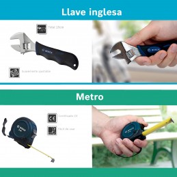 SET DE PUNTAS Y HERRAMIENTAS MANUALES BOSCH 12 PZ 2607002793