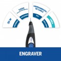 DREMEL ENGRAVER LAPIZ GRABADOR ELECTRICO CON 2 ACCESORIOS