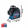 NIVEL LASER PLANOS 20 M BOSCH GLL 3-80