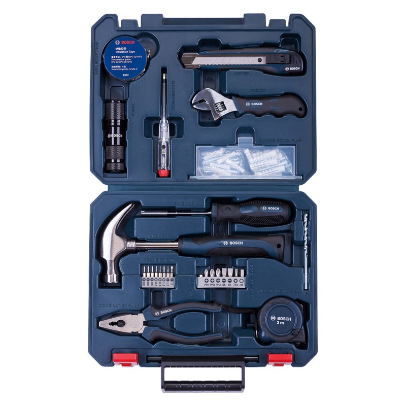 SET DE PUNTAS Y HERRAMIENTAS MANUALES 66 PZ BOSCH 2607002794
