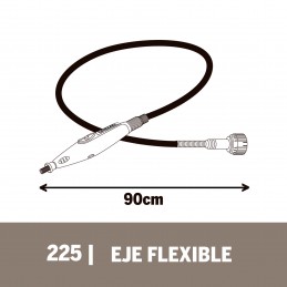 EJE FLEXIBLE - GUAYA PARA MOTOTOOL 225AB 26150225AB