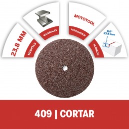 Disco Para Corte De Metal 15/16 36 Und Dremel 409