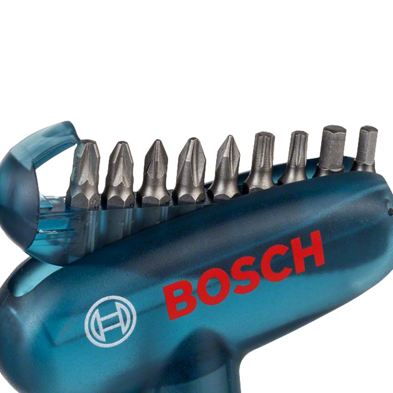 SET DE BOLSILLO CON 10 UNDS PARA ATORNILLAR BOSCH 2607017413