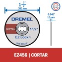 DISCO DE CORTE DREMEL EZ456 SET 5 UDS 2615E456AE
