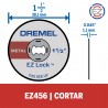 DISCO DE CORTE DREMEL EZ456 SET 5 UDS 2615E456AE