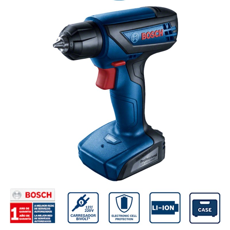 TALADRO ATORNILLADOR INALÁMBRICO BOSCH GSR 1000 SMART