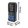 MEDIDOR LÁSER VERDE BOSCH GLM 50-27 CG CON BLUETOOTH