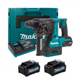 ROTOMARTILLO PLUS 40V+2BAT 4 A.H. Y CAR MAKITA HR003GM201