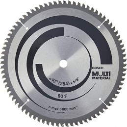DISCO 10" X 80 PARA ALUMINIO BOSCH 2608640966
