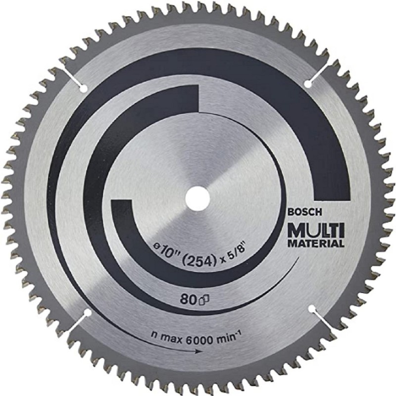 DISCO 10" X 80 PARA ALUMINIO BOSCH 2608640966